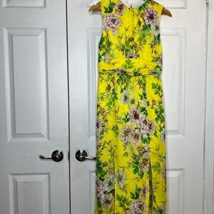 Anthropologie yellow dress